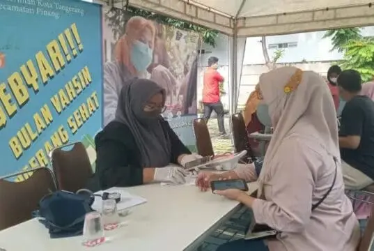 Jadi Aturan Mudik Lebaran, Vaksinasi di Puskesmas Kunciran Baru Meningkat Jadi Aturan Mudik Lebaran, Vaksinasi di Puskesmas Kunciran Baru Meningkat