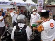 Posko Mudik PKS Banten Sediakan Bensin Gratis