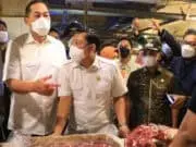 Cek Pangan, Mendag Sambangi Pasar Anyar Kota Tangerang Mendag Sambangi Pasar Anyar Kota Tangerang