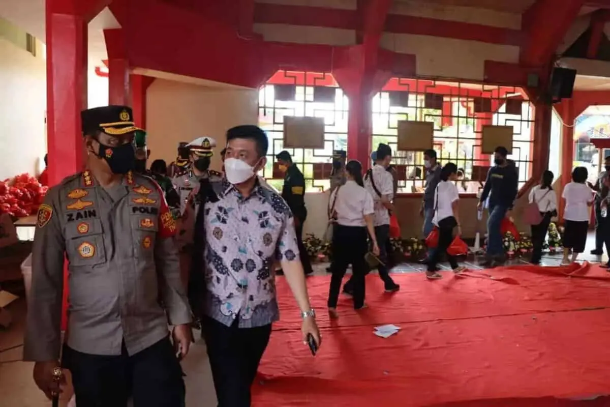 Waisak 2022 di Kota Tangerang 2 Vihara Disterilisasi 7 Personil Tim Jibom Waisak 2022 di Kota Tangerang 2 Vihara Disterilisasi 7 Personil Tim Jibom