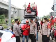 Antisipasi Pelajar dan Anarko, Polrestro Tangerang Kota Kawal Aksi Buruh ke Jakarta Antisipasi Pelajar dan Anarko, Polrestro Tangerang Kota Kawal Aksi Buruh ke Jakarta