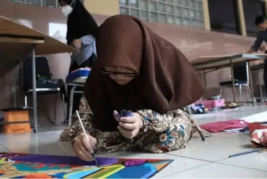 Seni Kaligrafi di Arena MTQ Kota Tangerang ke-21
