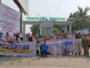 Warga Perumahan Panorama Sepatan 1 Tangerang Kembali Menggelar Aksi Unjuk Rasa