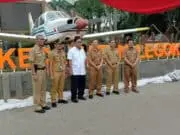 Kecamatan Legok Ciptakan Wisata Edukasi Dirgantara, Warga Selfie Dengan Pesawat Gratis Peresmian wisata edukasi Dirgantara di Kecamatan Legok.