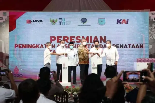 Bersama Menteri BUMN dan Menhub, Wali Kota Tangsel Resmikan Wajah Baru Stasiun Pandokranji Bersama Menteri BUMN dan Menhub, Wali Kota Tangsel Resmikan Wajah Baru Stasiun Pandokranji