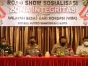 Sosialisasi Perdana Zona Integritas Polres Metro Tangerang Kota, Ini Harapan Kombes Zain Dwi Nugroho Sosialisasi Perdana Zona Integritas Polres Metro Tangerang Kota, Ini Harapan Kapolres