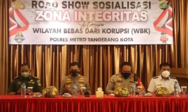 Sosialisasi Perdana Zona Integritas Polres Metro Tangerang Kota, Ini Harapan Kapolres Sosialisasi Perdana Zona Integritas Polres Metro Tangerang Kota, Ini Harapan Kapolres