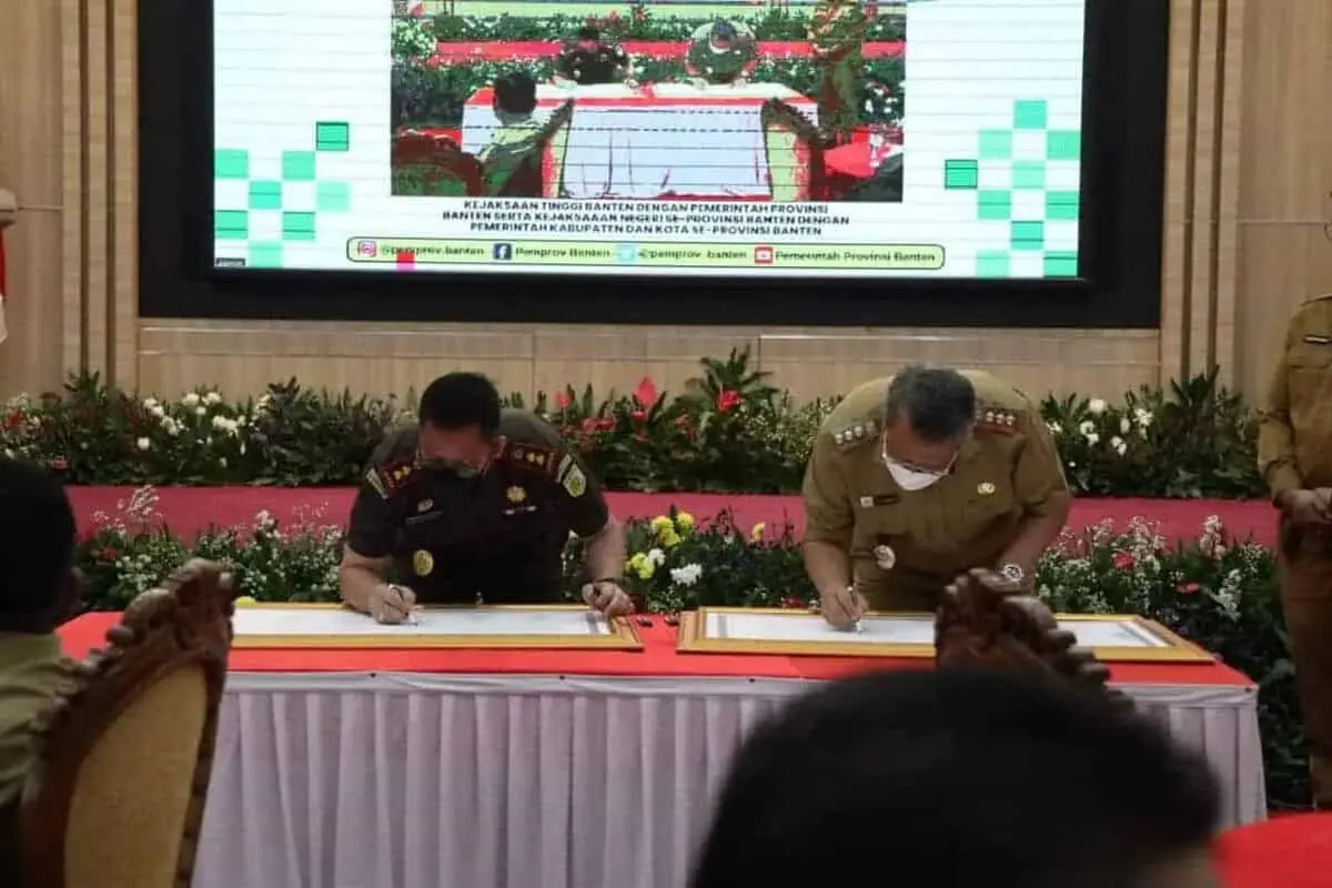Wujudkan Daerah Bebas KKN, Pemkot Tangsel Tandatangani Pakta Integritas dengan Kejari