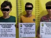 Polisi Ringkus Tiga Begal Bersenjata Tajam di Tangerang, Ini Modus dan Korbannya Polisi Ringkus Tiga Begal Bersenjata Tajam di Tangerang, Ini Modus dan Korbannya