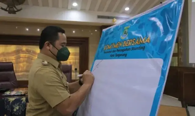 Komitment Wali Kota Turunkan Stunting, Kota Tangerang Diganjar Penghargaan Kemendagri Komitment Wali Kota Turunkan Stunting, Kota Tangerang Diganjar Penghargaan Kemendagri