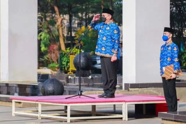 Peringati Hari Koperasi Nasional ke-75, Pemkot Tangsel Gelar Apel