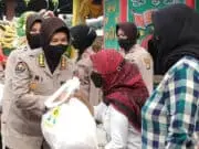 Rayakan Hari Jadi ke- 74, Polwan Lakukan Ini di Kota Tangerang Rayakan Hari Jadi ke- 74, Polwan Lakukan Ini di Kota Tangerang