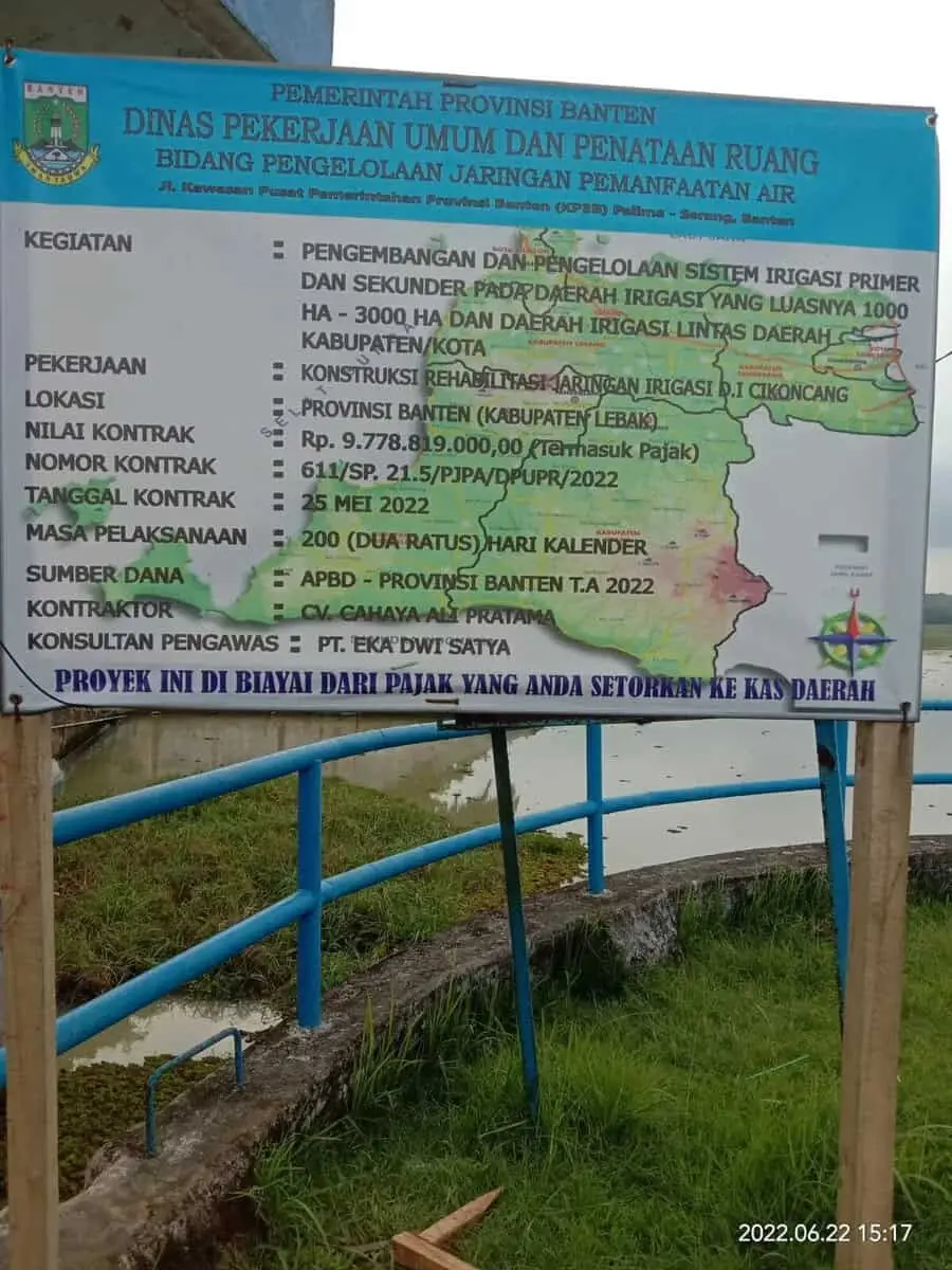 LP-KPK Komcab Lebak Temukan Kejanggalan Pada Proyek DI Cikoncang TA 2022 LP-KPK Komcab Lebak Temukan Kejanggalan Pada Proyek DI Cikoncang TA 2022