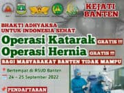 Kejari Kabupaten Tangerang Fasilitasi Warga Yang Mau ikut Operasi Katarak & Hernia Gratis di Program Kejati Banten Info operasi katarak dan hernia gratis program Kejati Banten.
