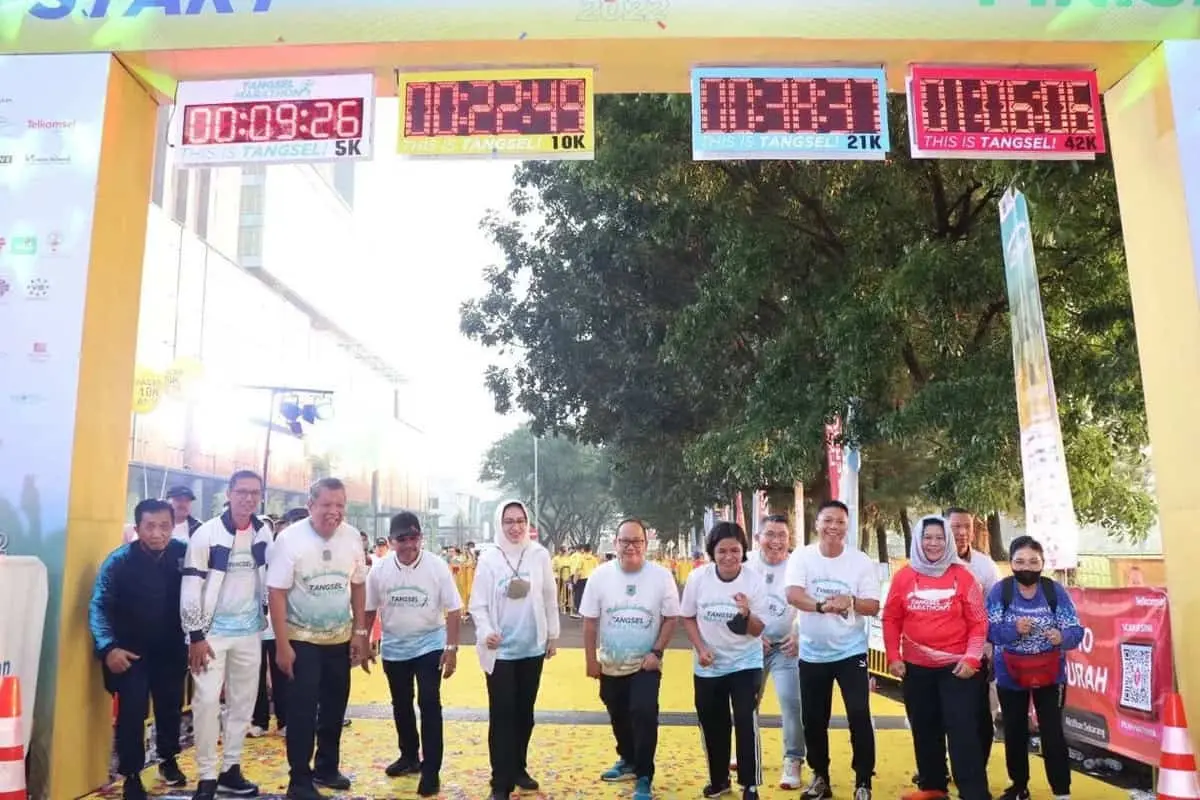 Tangsel Marathon Sukses Digelar, 2.500 Pelari Ambil Bagian Tangsel Marathon Sukses Digelar, 2.500 Pelari Ambil Bagian