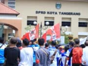 Demo Buruh dan Mahasiswa, DPRD Kota Tangerang Tolak Kenaikan Harga BBM