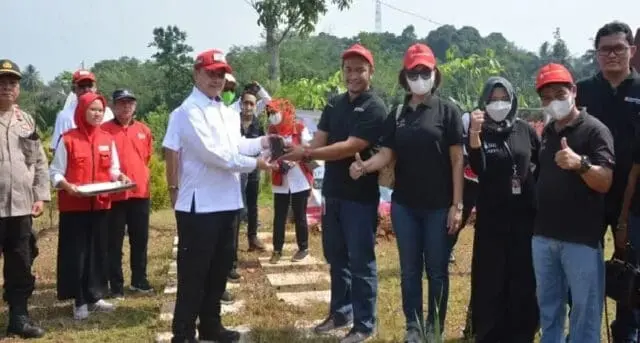 Soma-Atmaja PMI Kabupaten Tangerang gelar menanam bibit pohon di Solear.