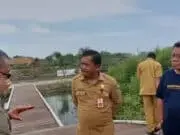 Kadis DLHK Kabupaten Tangerang Tinjau Kawasan Ketapang Aquaculture Persiapan PEMSEA 2022 Kawasan Ketapang Aquaculture, Kecamatan Mauk.