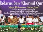 Ribuan Warga Kecamatan Legok Antusias Mengikuti Kegiatan Tadarus dan Khotmil Qur'an