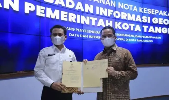 Kerjasama dengan BIG, Pemkot Tangerang Kembangkan Satu Peta dan Satu Data