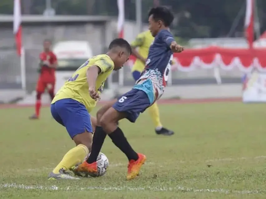 Foto Sepak Bola Porprov Banten 2022, Kota Tangerang - Kota Serang
