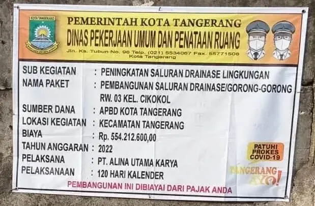Janggal, Arief Diminta Sidak Pembangunan Drainase di Kelapa Indah Janggal, Arief Diminta Sidak Pembangunan Drainase di Kelapa Indah