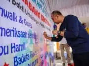 Bupati Zaki Buka Baksos IDI di Ketapang Urban Aquaculture Mauk