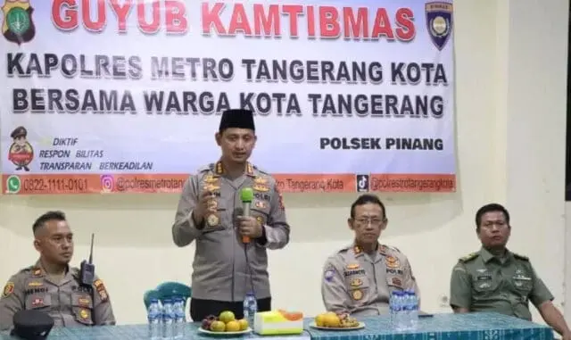 Kapolres Metro Tangerang Kota Harapkan Peran Warga Jaga Lingkungan Kapolres Metro Tangerang Kota Harapkan Peran Warga Jaga Lingkungan