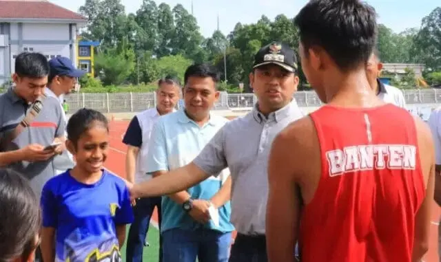 Semangati Atlet Porprov Banten, Arief: Harus Optimis Juara Semangati Atlet Porprov Banten, Arief: Harus Optimis Juara