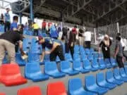 Bebersih Stadion Benteng Reborn Jelang Pembukaan Porprov Banten 2022 Bebersih Stadion Benteng Reborn Jelang Pembukaan Porprov Banten 2022