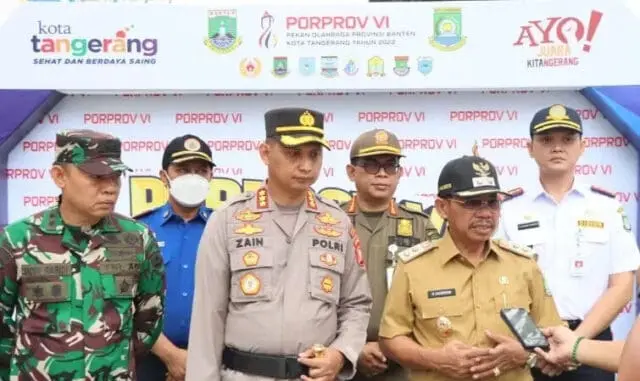 1.669 Pasukan Gabungan Diterjunkan Amankan Porprov Banten di Kota Tangerang 1.669 Pasukan Gabungan Diterjunkan Amankan Porprov Banten di Kota Tangerang