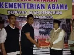 Kepala Kemenag Kota Tangerang Antar Langsung Donasi ke Posko Kemenag Cianjur Kepala Kemenag Kota Tangerang Antar Langsung Donasi ke Posko Kemenag Cianjur