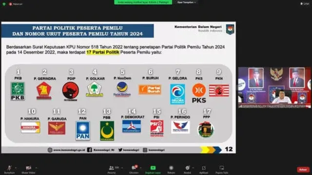 Kemendagri Lakukan Sosialisasi Penetapan Partai Politik Peserta Pemilu Tahun 2024 Kemendagri Lakukan Sosialisasi Penetapan Partai Politik Peserta Pemilu Tahun 2024
