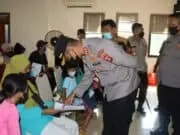 Pastikan Aman, Kapolres Metro Tangerang Kota Pantau Penyaluran BLT BBM dan BPNT
