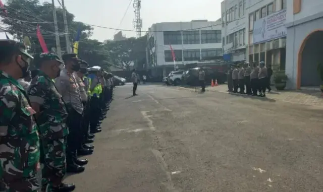 Ratusan Personel Gabungan Amankan Peparprov IV Banten di Kota Tangerang Ratusan Personel Gabungan Amankan Peparprov IV Banten di Kota Tangerang