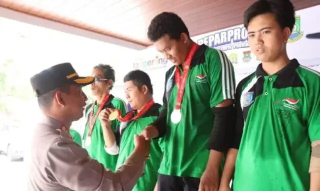 Pesan Kapolres Kepada Para Jawara Goal Ball di Peparprov ke-IV Banten Pesan Kapolres Kepada Para Jawara Goal Ball di Peparprov ke-IV Banten