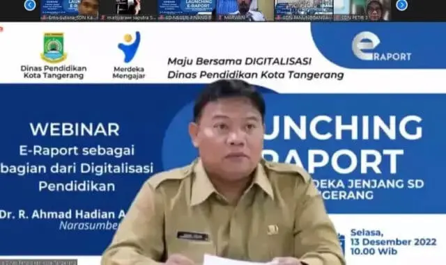 Dindik Kota Tangerang Launching E-Raport Kurikulum Merdeka Jenjang SD Dindik Kota Tangerang Launching E-Raport Kurikulum Merdeka Jenjang SD