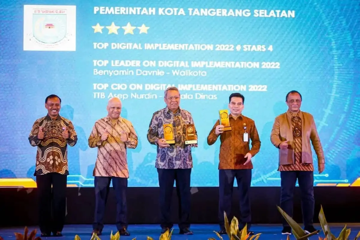 Bangga, Tangsel Raih Tiga Penghargaan di Ajang Top Digital Awards 2022 Bangga, Tangsel Raih Tiga Penghargaan di Ajang Top Digital Awards 2022