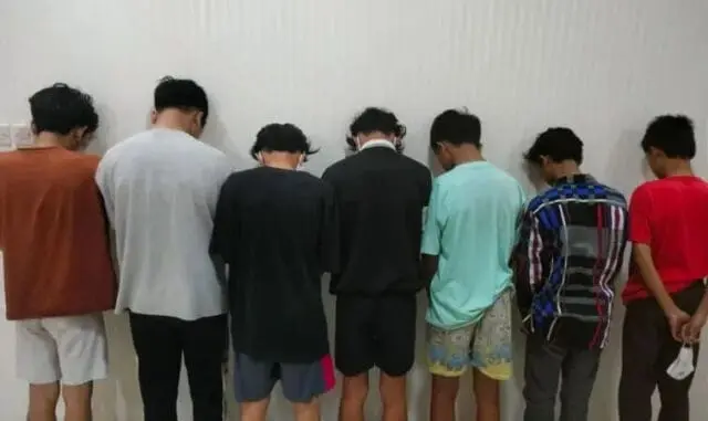Polisi Tangkap 7 Pelaku Tawuran Antar kelompok Remaja di Neglasari Tangerang Polisi Tangkap 7 Pelaku Tawuran Antar kelompok Remaja di Neglasari Tangerang