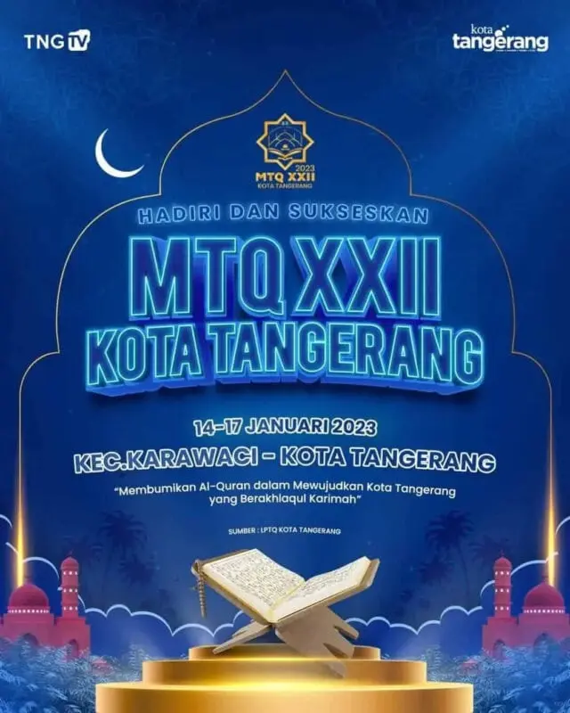 Karawaci Tuan Rumah MTQ Kota Tangerang ke-XXII, Disini Venuenya Karawaci Tuan Rumah MTQ Kota Tangerang ke-XXII, Disini Venuenya