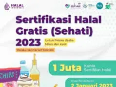 Satu Juta Kuota, Sertifikasi Halal Gratis 2023 Dibuka Satu Juta Kuota, Sertifikasi Halal Gratis 2023 Dibuka