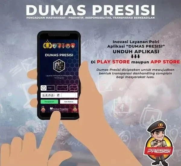 Begini Cara Masyarakat Menggunakan Aplikasi Dumas Presisi Polda Banten Begini Cara Masyarakat Menggunakan Aplikasi Dumas Presisi Polda Banten