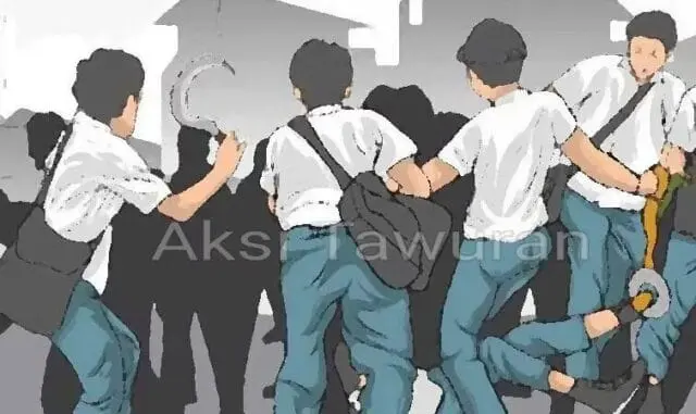 Tawuran Pelajar Pecah di Neglasari, Tiga Pelaku Pembacokan Ditangkap Tawuran Pelajar Pecah di Neglasari, Tiga Pelaku Pembacokan Ditangkap
