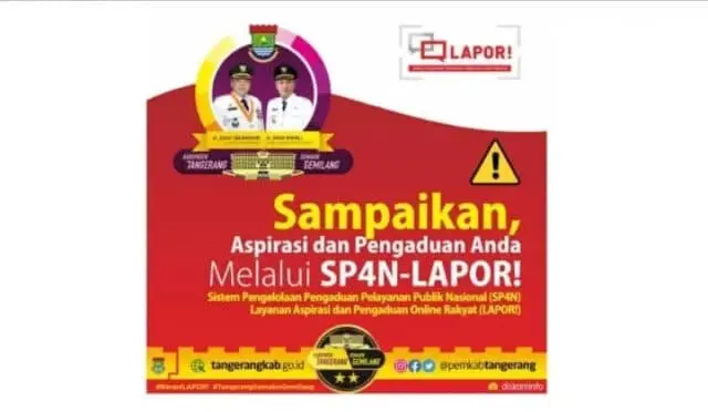 Pemkab Tangerang Terima 1.333 Aduan Masyarakat lewat SP4N LAPOR!, Pemkab Tangerang Terima 1.333 Aduan Masyarakat lewat SP4N LAPOR!,