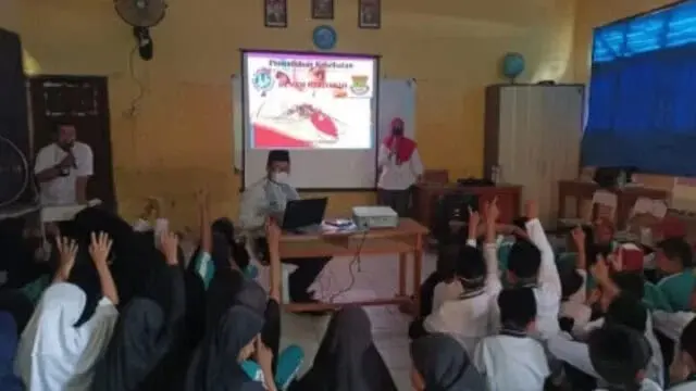 Puskesmas Sukamulya menggelar edukasi Cegah DBD ke Sekolah Dasar