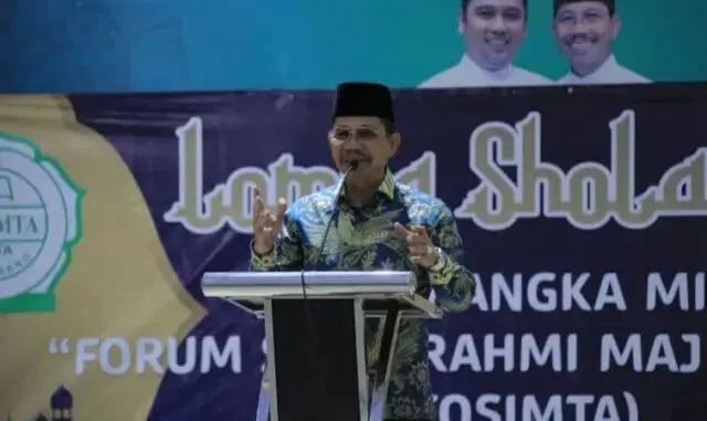 Sachrudin Buka Lomba Sholawat di Milad FOSIMTA ke- 27