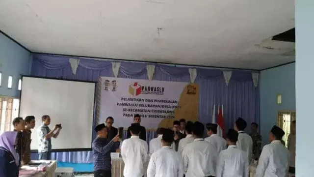 Panwaslu Se-kecamatan Cigemblong Resmi Dilantik Panwaslu Se-kecamatan Cigemblong Resmi Dilantik