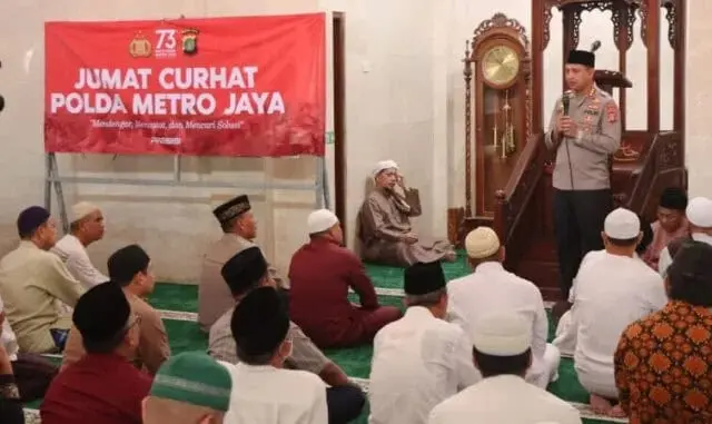 Jumat Curhat, Kapolrestro Tangerang Kota Pinta Masyarakat Tangkal Hoax
