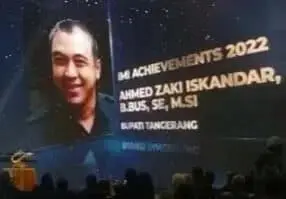 IMI Award 2021-2022, Bupati Tangerang Kembali Raih IMI Achievement 2022 IMI Award 2021-2022, Bupati Tangerang Kembali Raih IMI Achievement 2022