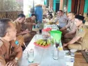 Kapolsek Baros Polresta Serang Kota Bersama Kanit Samapta Polsek Baros Sambang Ke Kades Se Kecamatan Baros